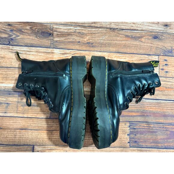 DR MARTENS Smooth Leather Zip Up Boots Men’s US 8 Bouncing Soles main image 4
